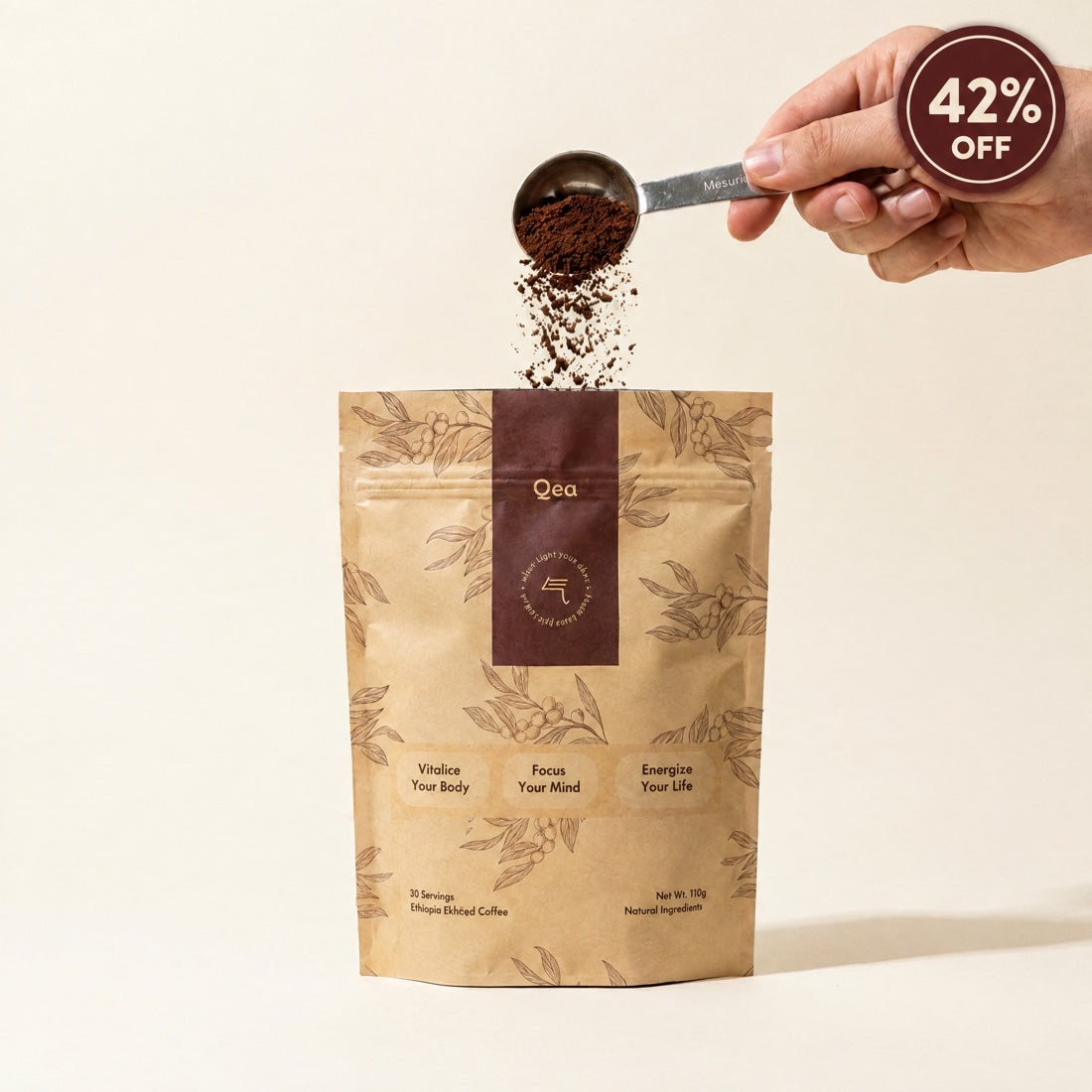 QEA Power Root Coffee (30 Servings)