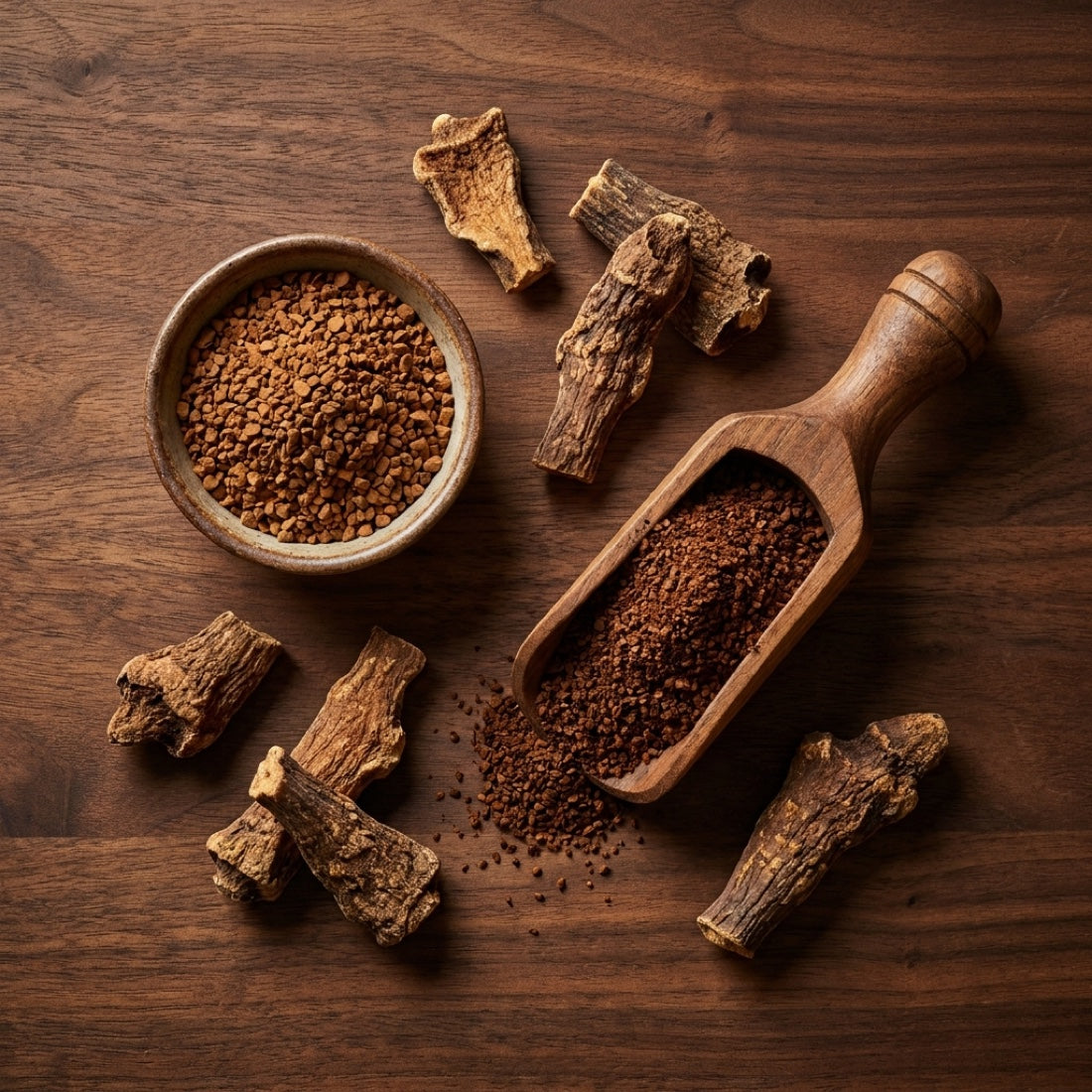 Qea coffee with dried cistanche root — what's inside every cup.